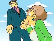 |The Simpsons| Seymour Gets A Fellatio From Edna