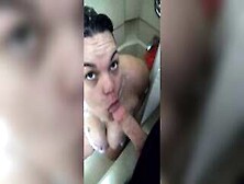 Soapy Point Of View Shower Oral Sex
