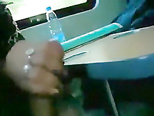 Strange Girl Jerks Him At Public Train