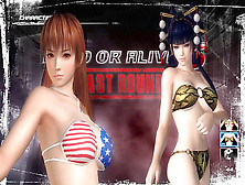 Doa5Lr Mod Kasumi Vs.  Nyotengu Erupting Garments (Credit To Eli Rey/ Hdm)