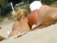 Eye-Catching Butt Cheeks Caught On A Nudist Beach