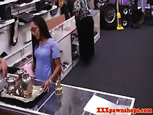 Real Nurse In Pawnshop Gives Bj For Cash