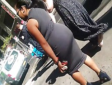 Downtown Sexy Big Booty Walk In Tight Grey Outfit