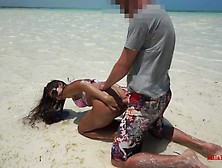 Public Anal Sex On Beach! Mila Fox