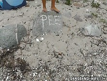Pee Fun At The Beach