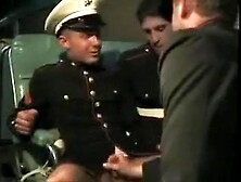 Sexy Guys In Uniforms Wank Off