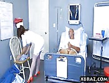 Big Ass Nurse Rides Patients Big Dick