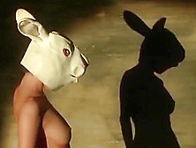 Rabbit Masked Girl Naked Dancing