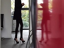 She Work With Her Cummed High Heels