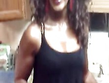 Sexy Ebony Female Muscle