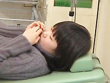 Young Japanese Girl Reaches An Orgasm At Her Gyno. S Office