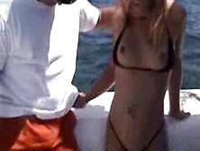 Blonde Porn Video Featuring Julie,  Hunter And Captain
