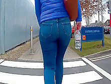 Candid Ass In Tight Jeans & Pants Compilation