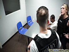 Black Guy Banging Two Hot Cops