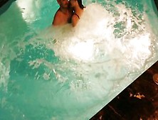 Passionate Oral Sex Inside The Pool,  Oral Sex+Cunnilingus