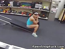 Muscled Up Amateur Slut Getting Naked In A Pawn Shop