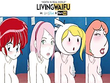 Twerk Lois Griffin Family Stud Sakura Haruno Naruto & Boruto Fionna Adventure Time Ranma One Two Asian Cartoon