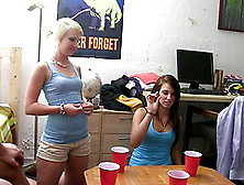 Amazing Coeds Sucks Big Dicks And Get Fucked After A Party
