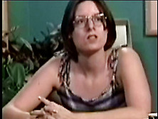 Legal Age Teenager Playgirl In Glasses Gangbanged On The Table