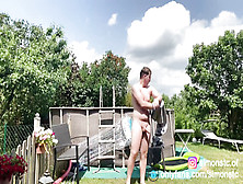 Adorable Lad Faggot Man Is Filmed Switching After Going To The Pool