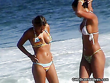 Two Beauties At The Beach - Gndbeachvideos
