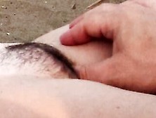 Risky Outdoor Hand Job On The Canary Beach With Creampie -