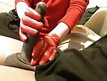 Red Glove Handjob