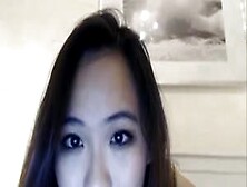 Hot Asian Striptease And Plays Tiny Pussy On Cam
