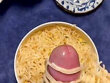 Noodles Taste Better With Cum From Uncut Cock