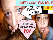 Eighteen Year Georgia James Deepthroat Gagging Tear Inducing Blowjob For Dirty Old Man Joe Jon Clip #2