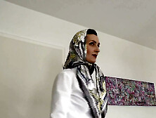 Satin Headscarves Fashion Show