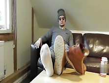 Trailer: Red Wings Boot Worship With White Socks