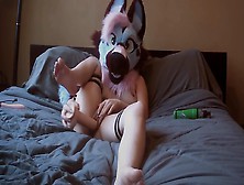 Teen Furry Slut Plays With Toys For You