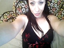 Brunette Solo Masturbation On Webcam