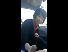 Japanese Blowjob In Car 10