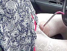 Crossdresser Takes Off In A Car In Town Shows Herself In Pub