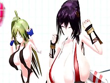[3D Mmd] Ariane Cevaille Sister Breast Expansion Dance Hq By Silo9