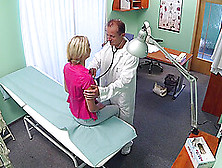 Blonde Slut Claudi Macc Wanted To Be Fucked By Her Handsome Doctor