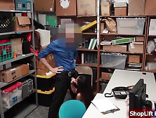 Asian Shoplifter Fucked By Store Officer