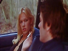 Blonde Brigitte Lahaie Sits Into The Car To Ride A Dick