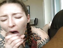 Horny Webcam Slut Sucks Daddy Until Cum