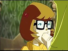 Curvaceous Redhead Velma From Scooby-Doo Fucked In Both Holes After Giving Head