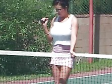 Dirty Milf Angelina Eats The Tennis Coach Ass
