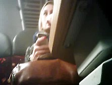 Beautiful Girl In Train