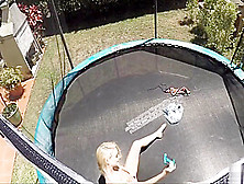 Perving On Trampoline Teen