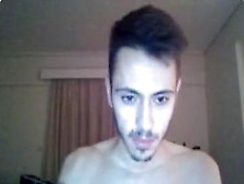 116.  Cutie Cums, Fingering His Round Hairy Ass On Cam