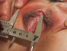 Japanese Amateur Has Her Pussy Measured