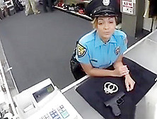 Lady Police Officer Sells Herself In The Pawnshop