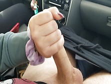 Hand-Job While She Drives