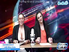 Camsoda- News Anchors Masturbating Live On Air